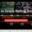 SportsBettingSolutionAsia.com 스포츠 도박 소프트웨어 검토